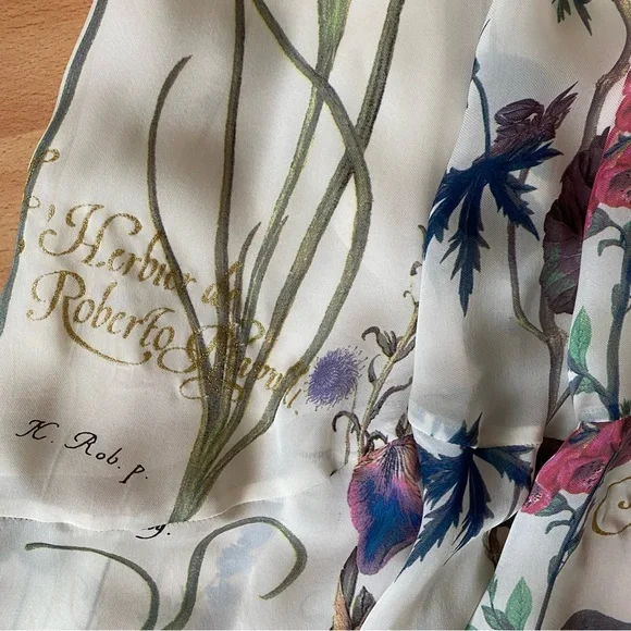 Roberto Cavalli Silk Floral Skirt - Picture 7 of 14